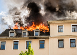 Brand in woning