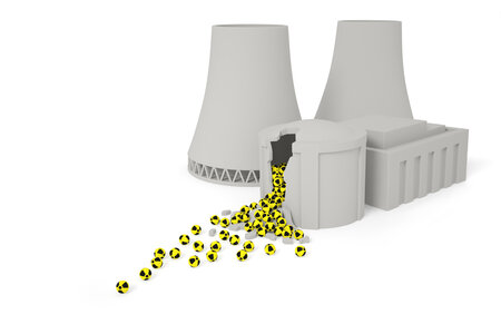 Nucleair ongeluk, stralingsgevaar