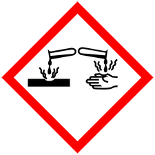 GHS-gevarenpictogram corrosief 