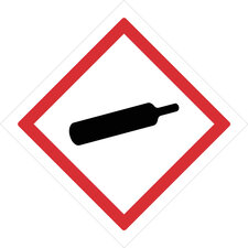 Gevarenpictogram gassen onder druk