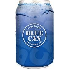 Blue Can drinkwater