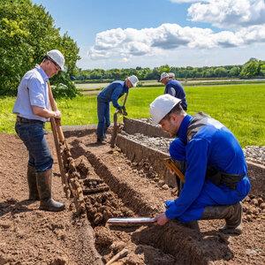 Nederlandse archeologen aan het werk